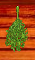 A mistletoe used as a wall decoration.